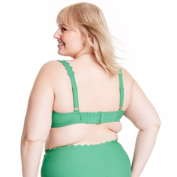 NWT RHODE Scallop Edge Underwire Bikini Top - Picture 2 of 5